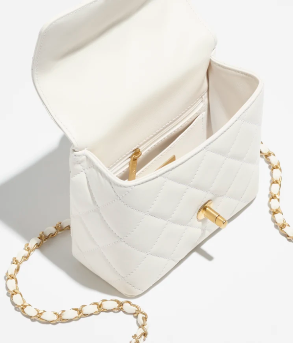 chanel mini flap bag with top handle