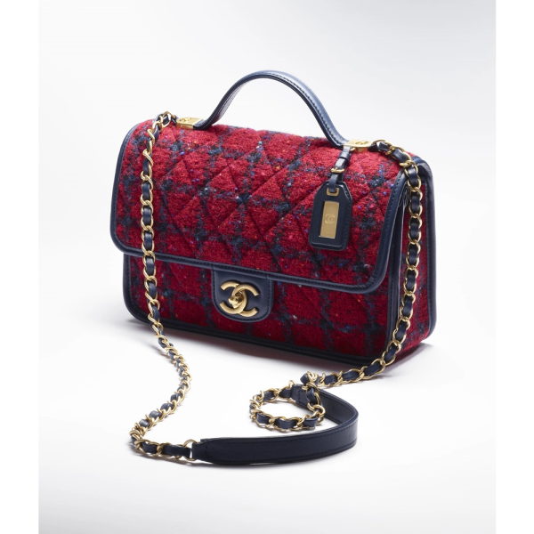 [chanel] classy magazine small top handle flap bag