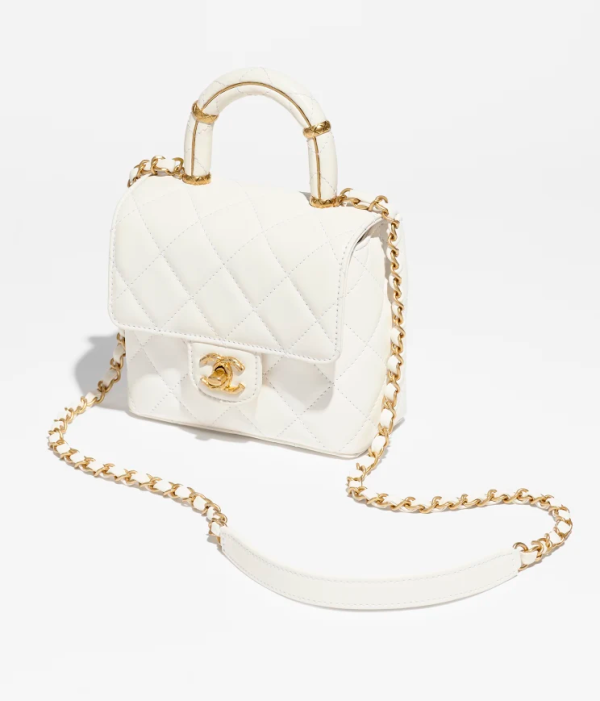 chanel mini flap bag with top handle