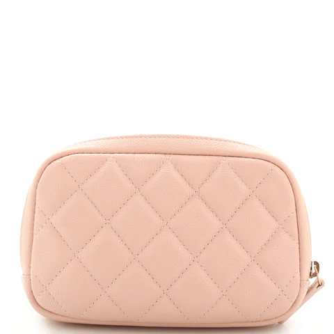 chanel curvy cosmetic pouch quilted caviar small chanel curvy cosmetic pouch quilted caviar small