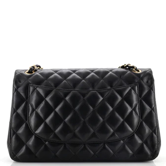 chanel classic double flap bag quilted lambskin jumbo chanel classic double flap bag quilted lambskin jumbo