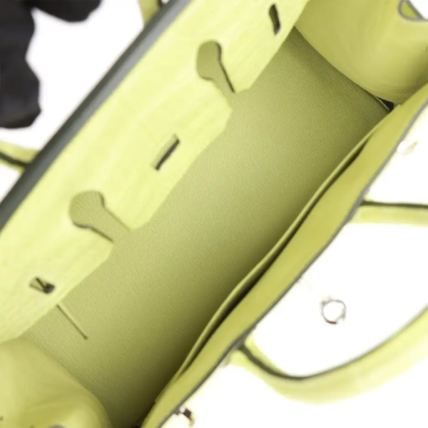 hermès birkin 25 jaune bourgeon matte alligator palladium hardware