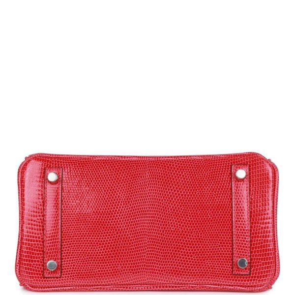 hermès birkin 25 rose extreme lizard palladium hardware