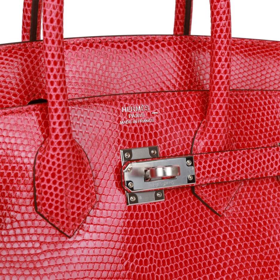 hermès birkin 25 rose extreme lizard palladium hardware hermès birkin 25 rose extreme lizard palladium hardware