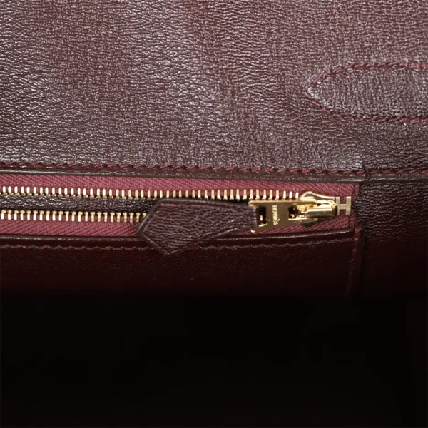 hermès birkin 30 bordeaux shiny porosus crocodile gold hardware