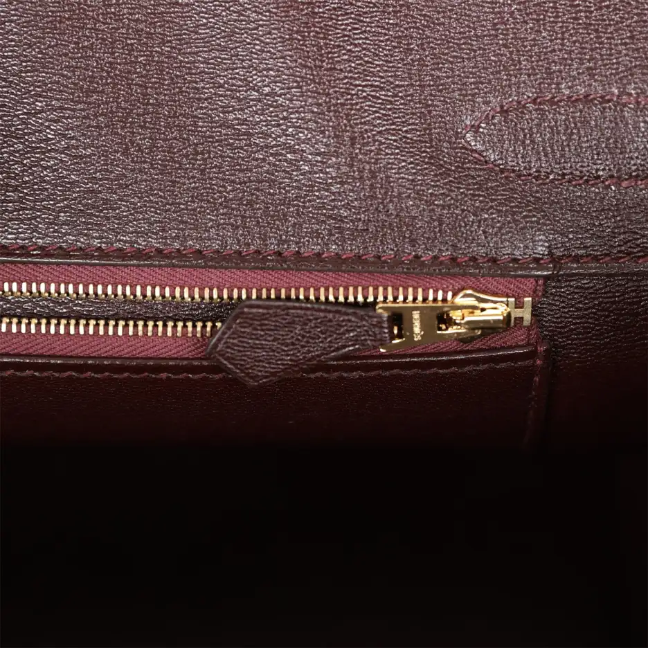 hermès birkin 30 bordeaux shiny porosus crocodile gold hardware hermès birkin 30 bordeaux shiny porosus crocodile gold hardware