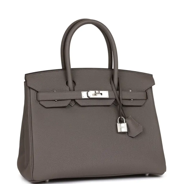 hermès birkin 30 etain togo palladium hardware