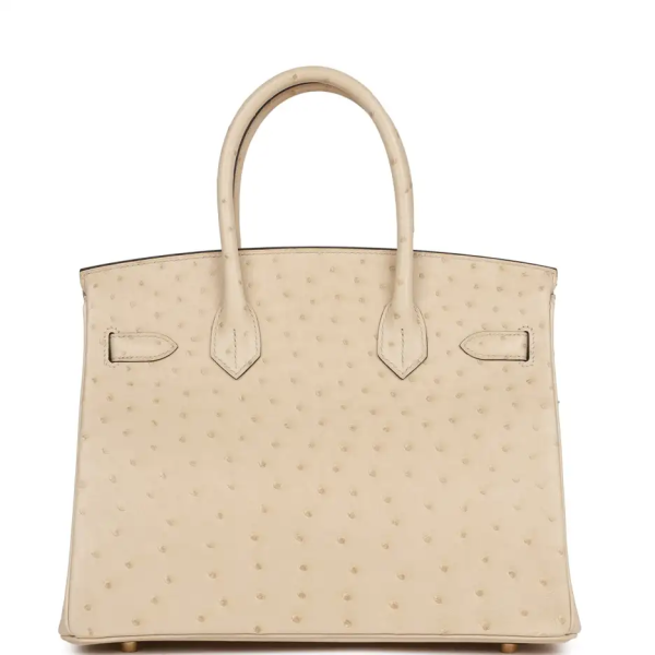 hermès birkin 30 parchemin ostrich gold hardware