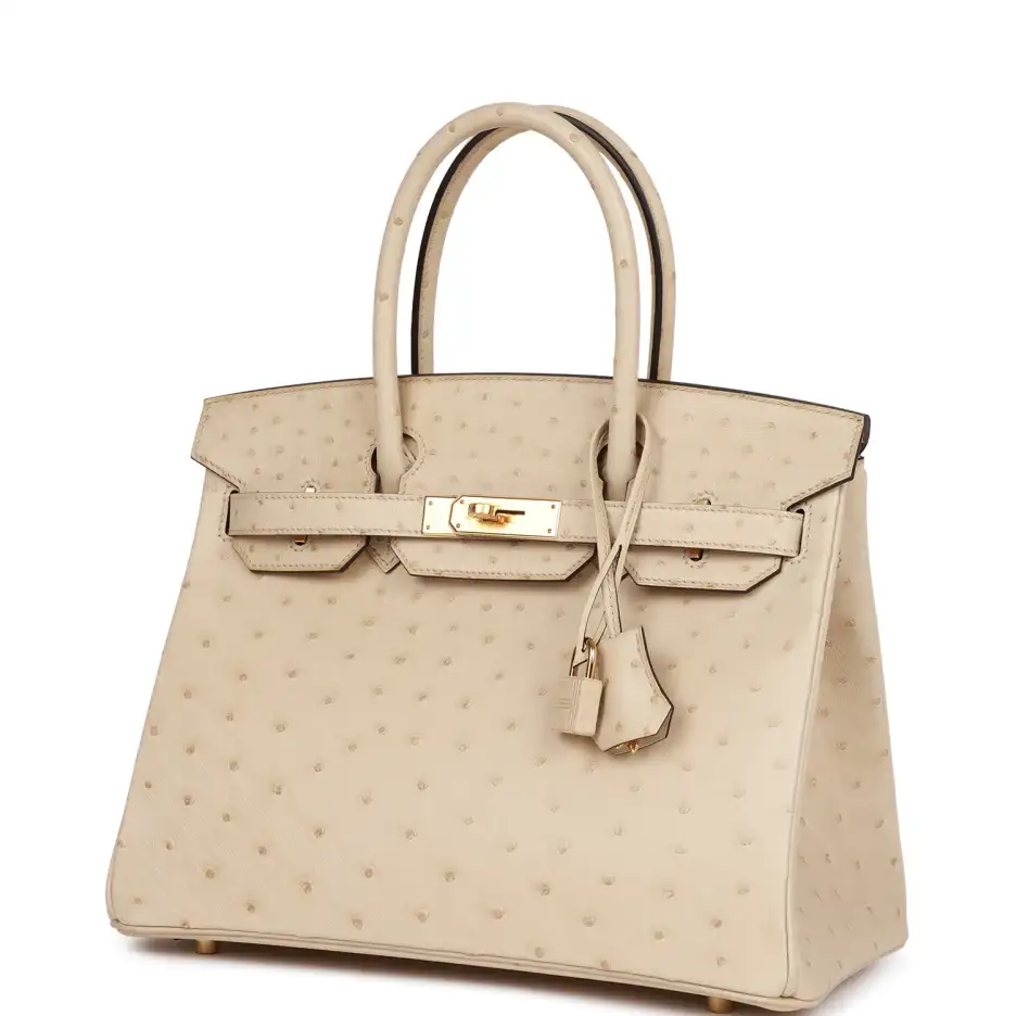 hermès birkin 30 parchemin ostrich gold hardware hermès birkin 30 parchemin ostrich gold hardware