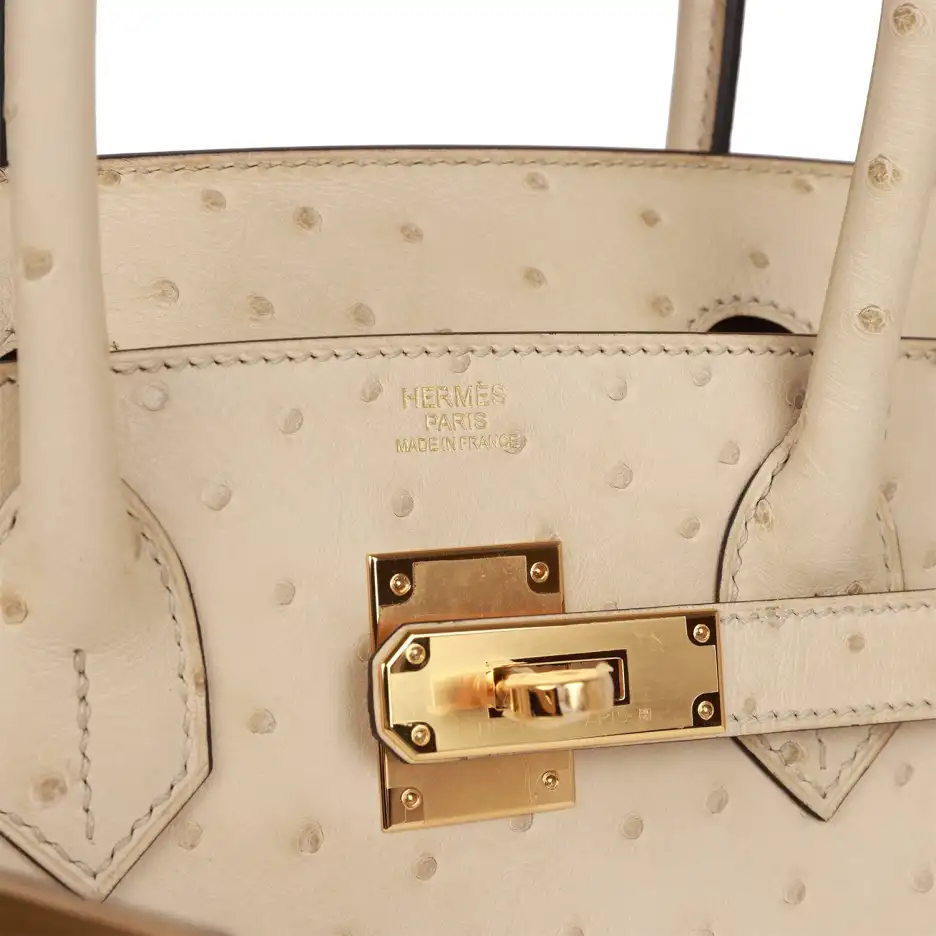 hermès birkin 30 parchemin ostrich gold hardware hermès birkin 30 parchemin ostrich gold hardware
