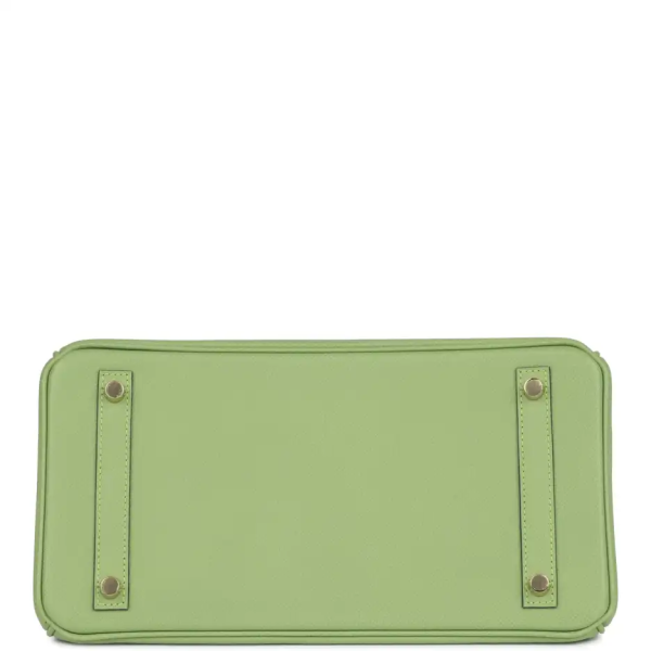 hermès birkin 30 vert criquet epsom gold hardware
