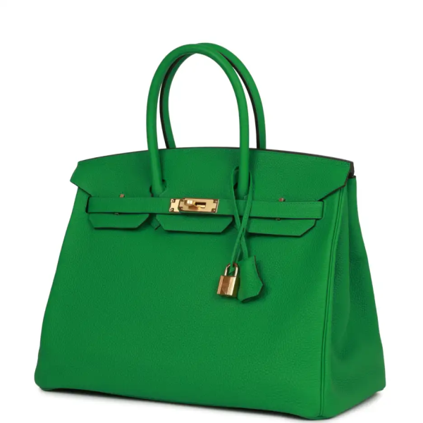 hermès birkin 35 bamboo togo gold hardware