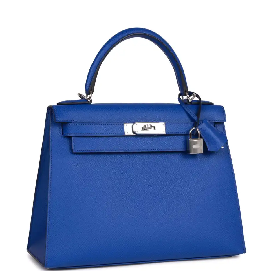 hermès bleu royal epsom sellier kelly 28cm palladium hardware hermès bleu royal epsom sellier kelly 28cm palladium hardware