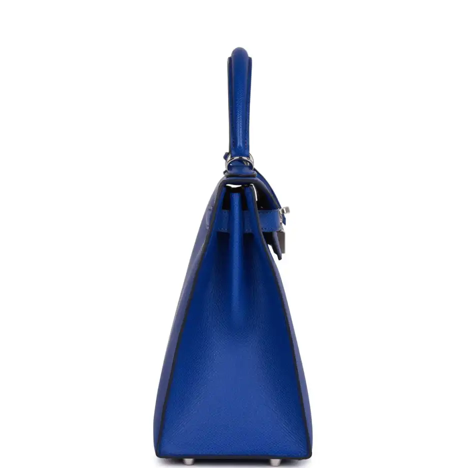 hermès bleu royal epsom sellier kelly 28cm palladium hardware hermès bleu royal epsom sellier kelly 28cm palladium hardware