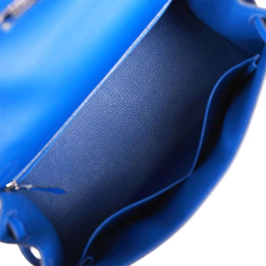 hermès bleu royal epsom sellier kelly 28cm palladium hardware hermès bleu royal epsom sellier kelly 28cm palladium hardware