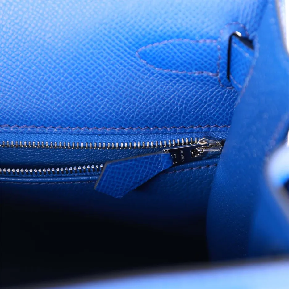 hermès bleu royal epsom sellier kelly 28cm palladium hardware hermès bleu royal epsom sellier kelly 28cm palladium hardware