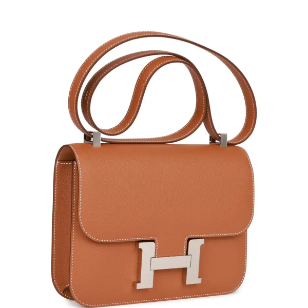 hermès constance 1 24 gold epsom palladium hardware