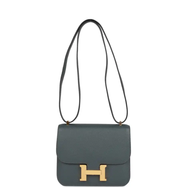 hermès constance 18 bleu orage epsom gold hardware