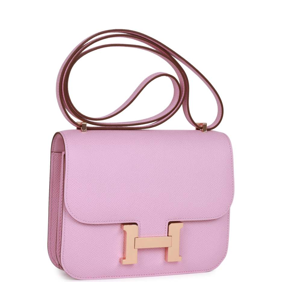 hermès constance 18 mauve sylvestre epsom rose gold hardware hermès constance 18 mauve sylvestre epsom rose gold hardware