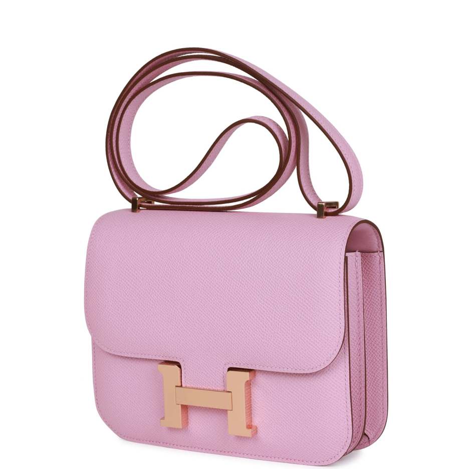 hermès constance 18 mauve sylvestre epsom rose gold hardware hermès constance 18 mauve sylvestre epsom rose gold hardware