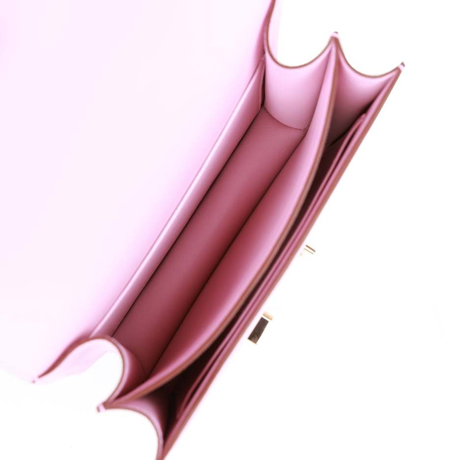 hermès constance 18 mauve sylvestre epsom rose gold hardware hermès constance 18 mauve sylvestre epsom rose gold hardware