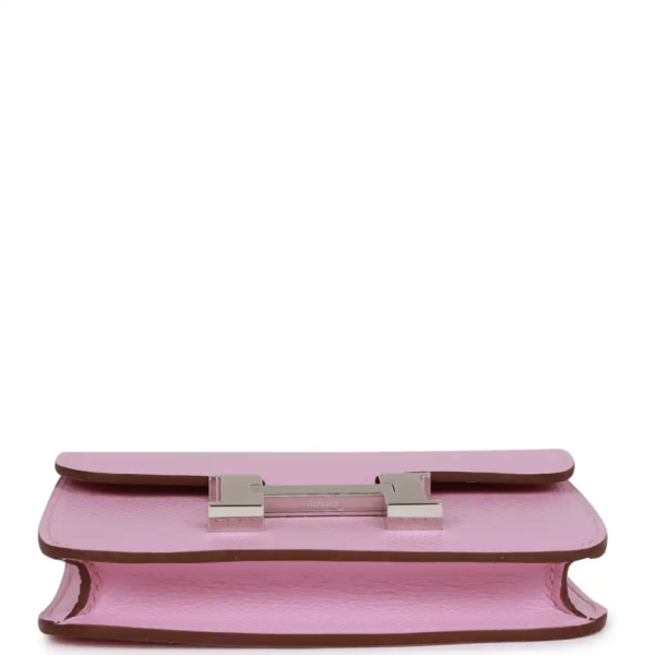 hermès constance slim wallet mauve sylvestre epsom palladium hardware