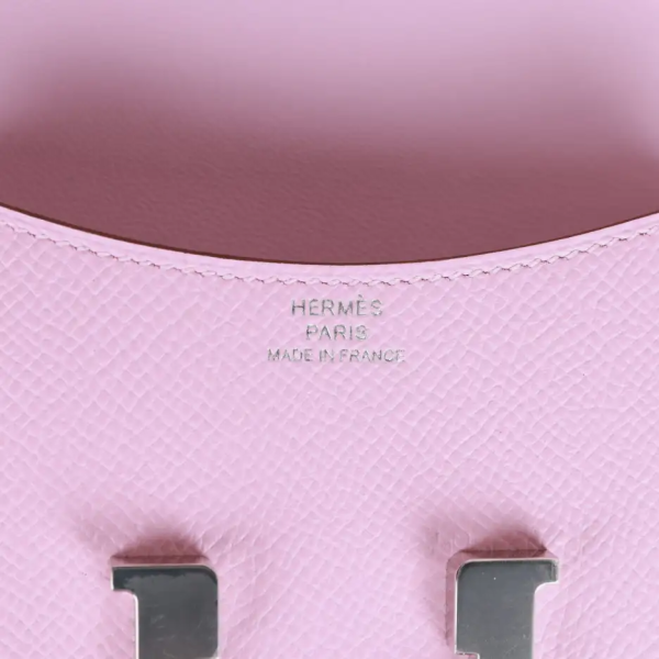 hermès constance slim wallet mauve sylvestre epsom palladium hardware