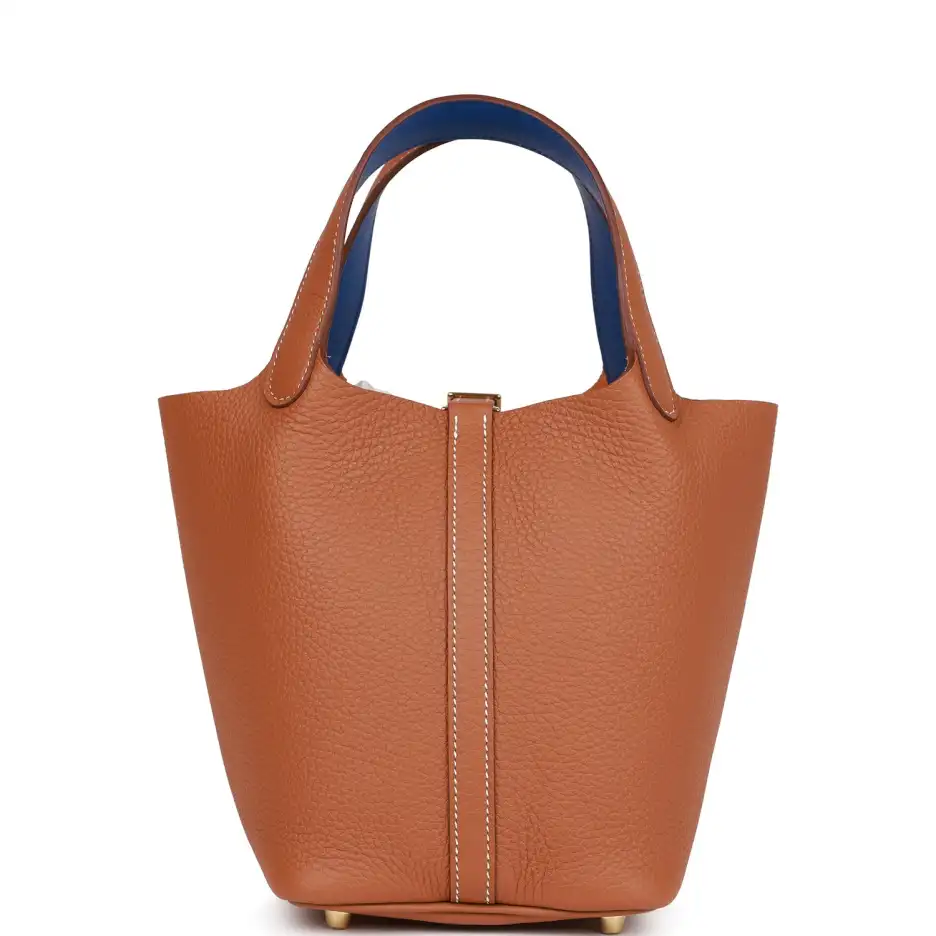 hermès eclat picotin lock 18 gold clemence gold hardware hermès eclat picotin lock 18 gold clemence gold hardware