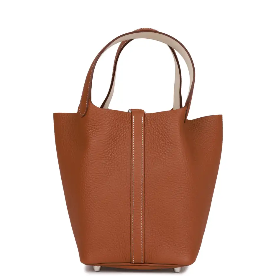 hermès eclat picotin lock 18 gold clemence palladium hardware hermès eclat picotin lock 18 gold clemence palladium hardware