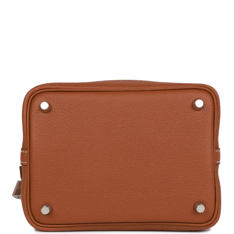 hermès eclat picotin lock 18 gold clemence palladium hardware hermès eclat picotin lock 18 gold clemence palladium hardware