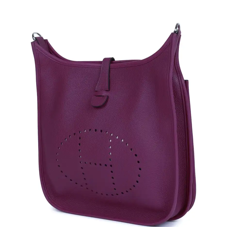 hermès evelyne iii pm anemone clemence palladium hardware hermès evelyne iii pm anemone clemence palladium hardware