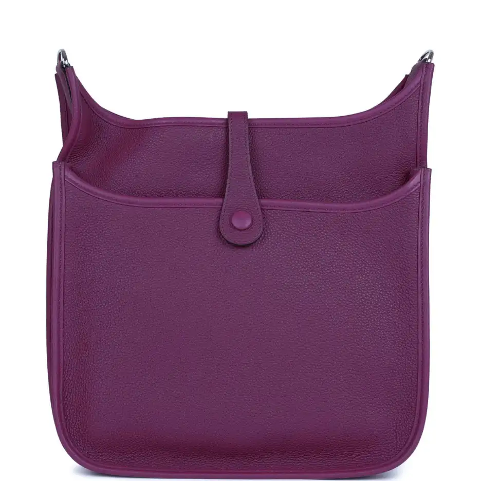 hermès evelyne iii pm anemone clemence palladium hardware hermès evelyne iii pm anemone clemence palladium hardware
