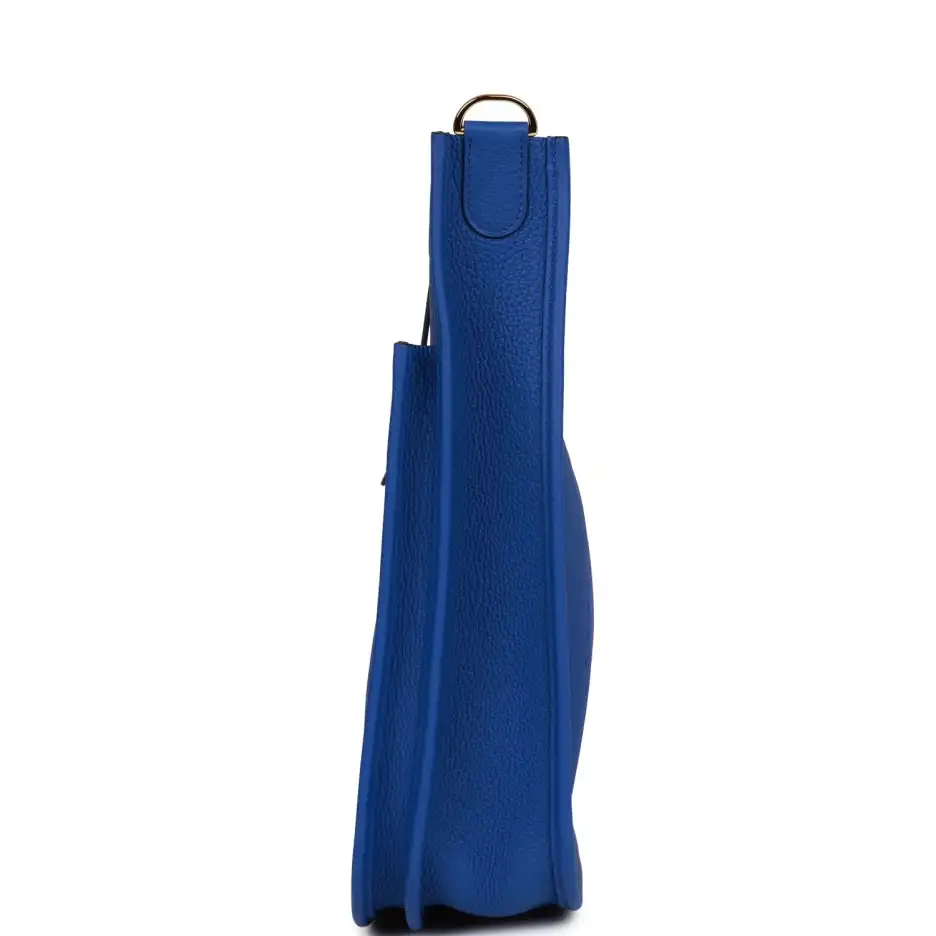 hermès evelyne iii pm bleu royal maurice gold hardware hermès evelyne iii pm bleu royal maurice gold hardware