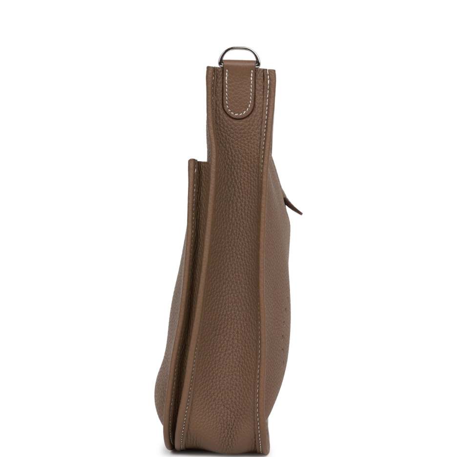 hermès evelyne iii pm etoupe clemence palladium hardware hermès evelyne iii pm etoupe clemence palladium hardware