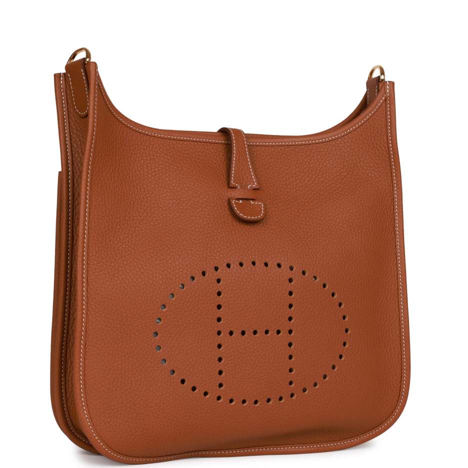 hermès evelyne iii pm gold clemence gold hardware hermès evelyne iii pm gold clemence gold hardware