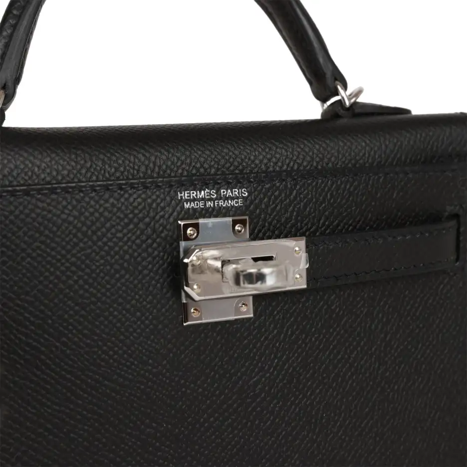 hermès kelly sellier 20 black epsom palladium hardware hermès kelly sellier 20 black epsom palladium hardware