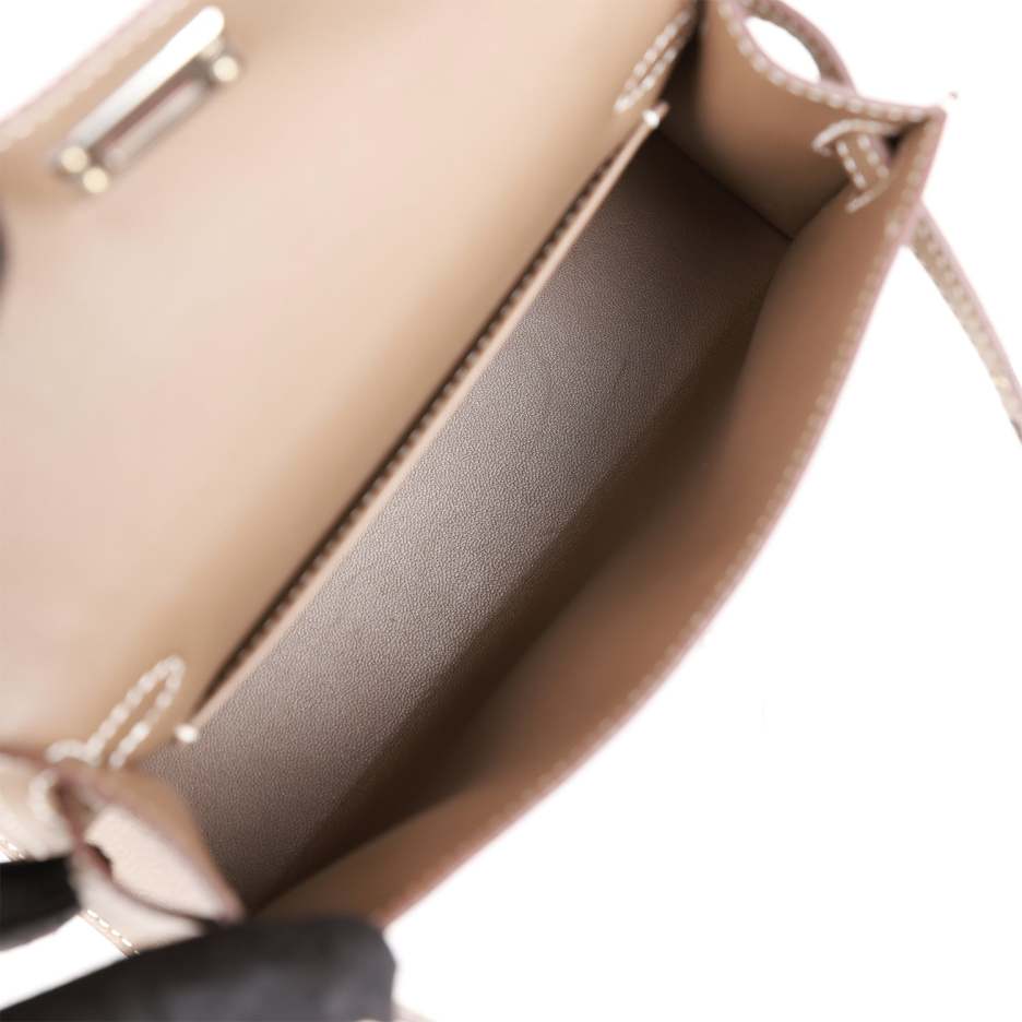 hermès kelly sellier 20 etoupe epsom palladium hardware hermès kelly sellier 20 etoupe epsom palladium hardware