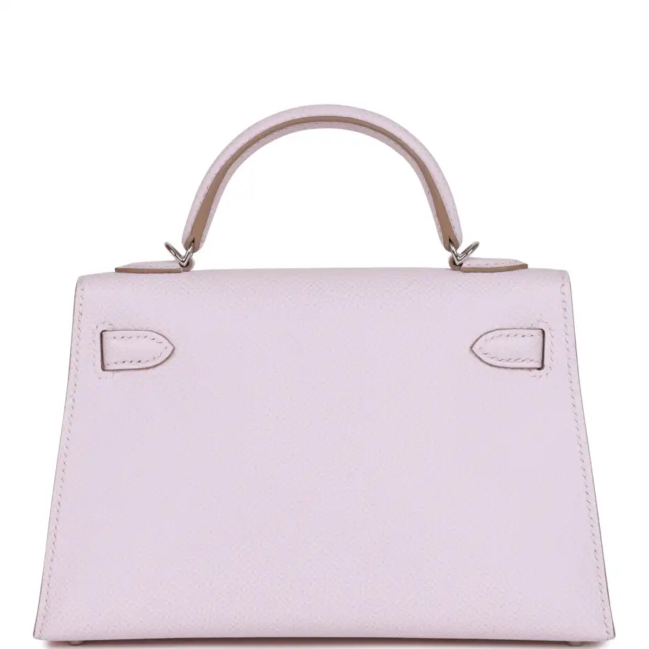 hermès kelly sellier 20 mauve pale epsom palladium hardware hermès kelly sellier 20 mauve pale epsom palladium hardware