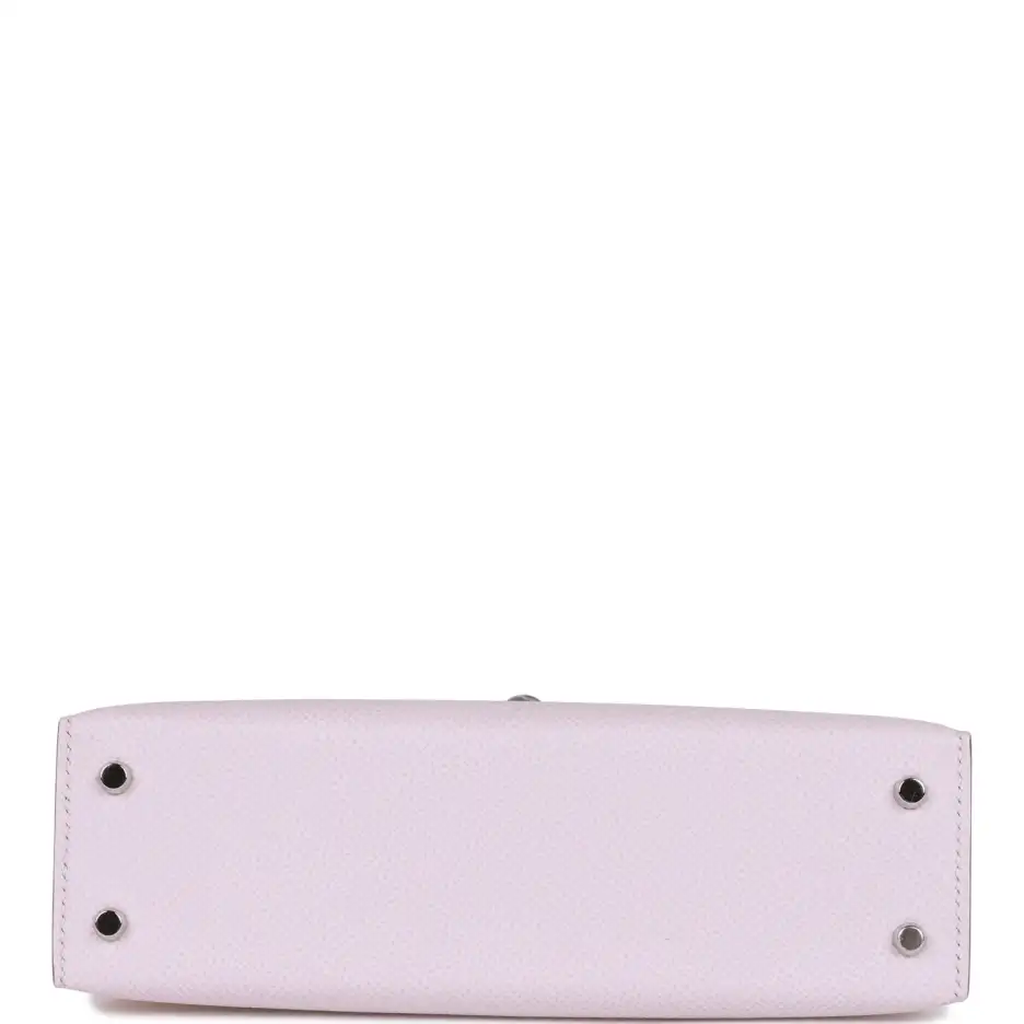 hermès kelly sellier 20 mauve pale epsom palladium hardware hermès kelly sellier 20 mauve pale epsom palladium hardware
