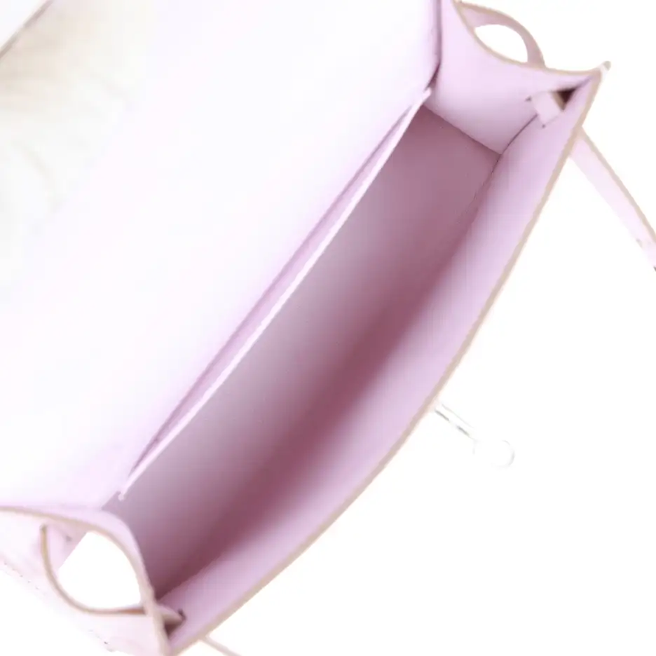 hermès kelly sellier 20 mauve pale epsom palladium hardware hermès kelly sellier 20 mauve pale epsom palladium hardware