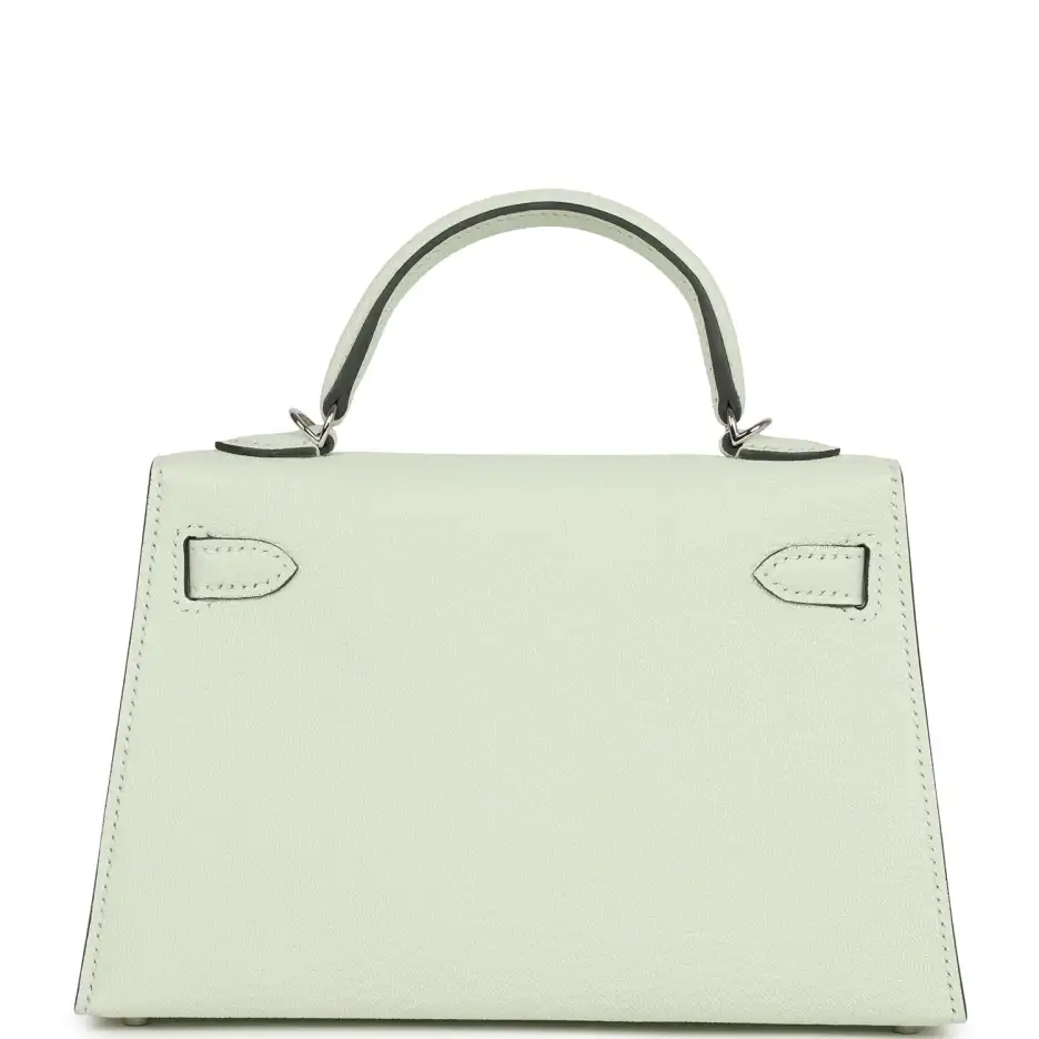 hermès kelly sellier 20 vert fizz chevre palladium hardware hermès kelly sellier 20 vert fizz chevre palladium hardware