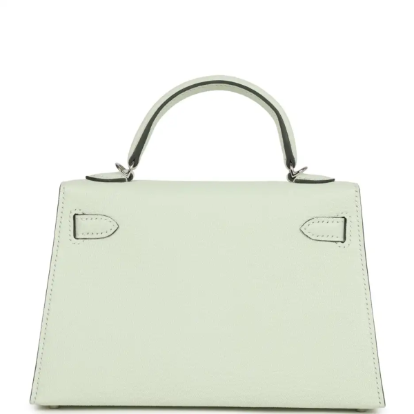 hermès kelly sellier 20 vert fizz chevre palladium hardware