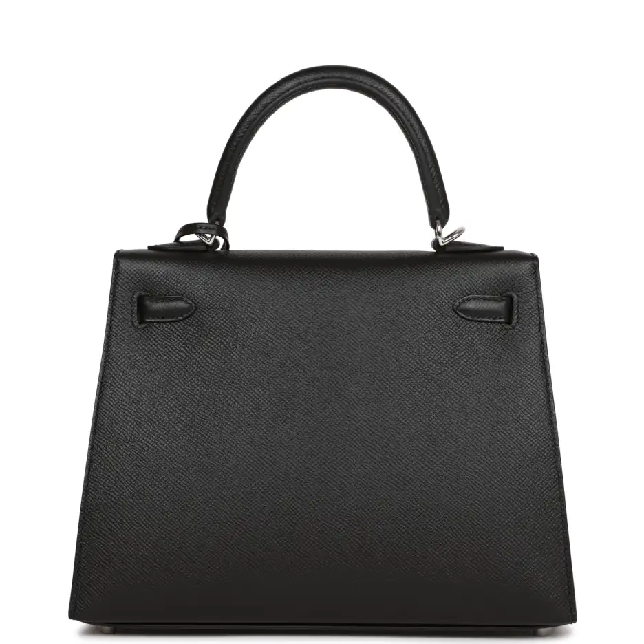 hermès kelly sellier 25 black epsom palladium hardware hermès kelly sellier 25 black epsom palladium hardware
