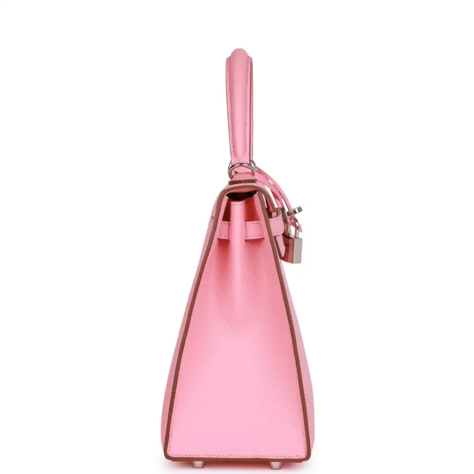 hermès kelly sellier 25 rose confetti epsom palladium hardware hermès kelly sellier 25 rose confetti epsom palladium hardware
