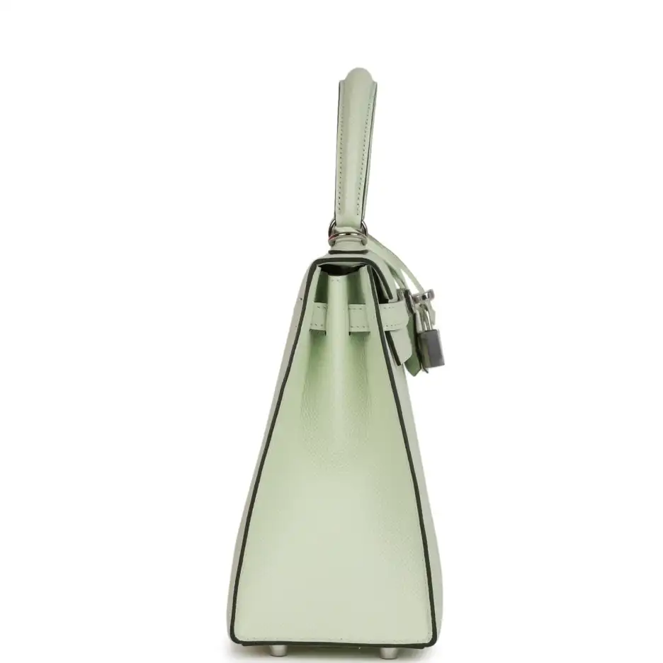 hermès kelly sellier 25 vert fizz epsom palladium hardware hermès kelly sellier 25 vert fizz epsom palladium hardware