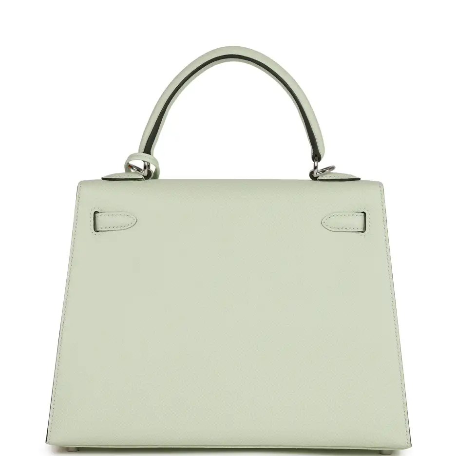 hermès kelly sellier 25 vert fizz epsom palladium hardware hermès kelly sellier 25 vert fizz epsom palladium hardware