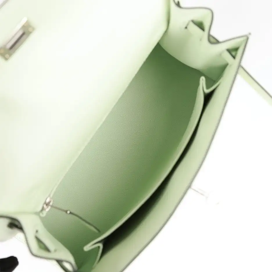 hermès kelly sellier 25 vert fizz epsom palladium hardware hermès kelly sellier 25 vert fizz epsom palladium hardware