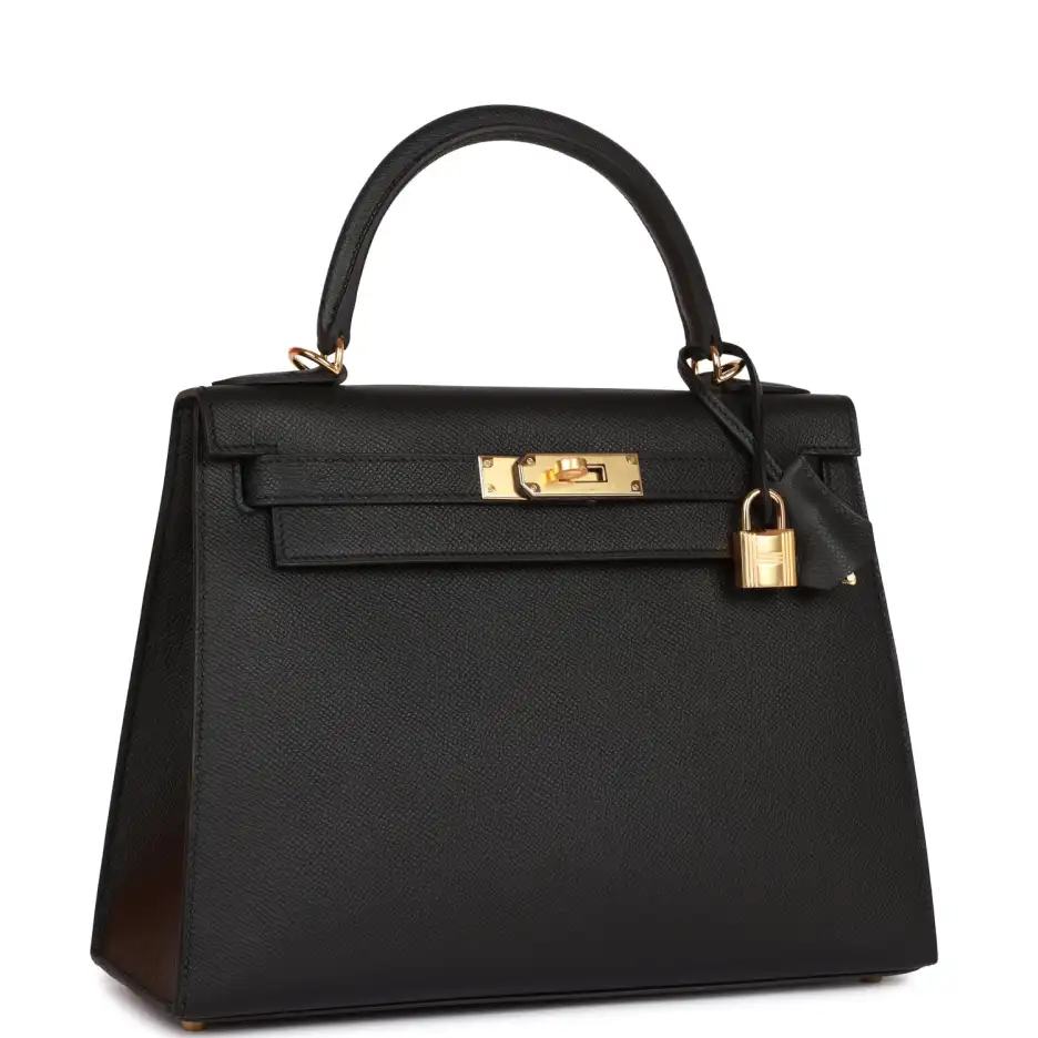 hermès kelly sellier 28 black epsom gold hardware hermès kelly sellier 28 black epsom gold hardware