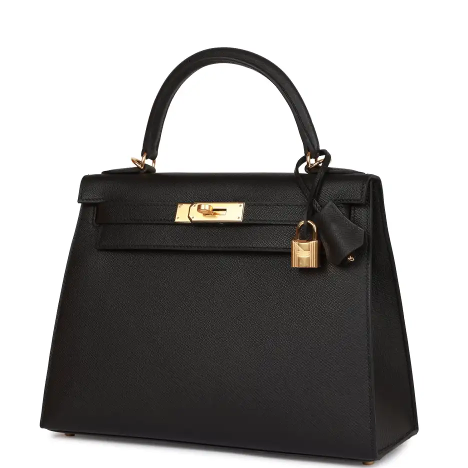hermès kelly sellier 28 black epsom gold hardware hermès kelly sellier 28 black epsom gold hardware