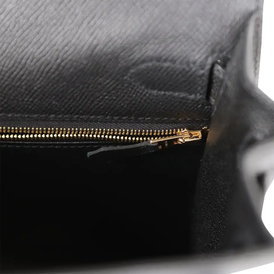 hermès kelly sellier 28 black epsom gold hardware hermès kelly sellier 28 black epsom gold hardware